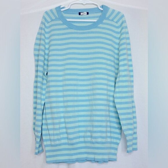 Vintage Y2K J. Crew Striped Sweater - Picture 1 of 10